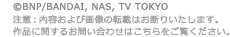 ©BNP/BANDAI, NAS, TV TOKYO 注意：内容および画像の転載はお断りいたします。お問い合せ先はこちらをご覧ください。