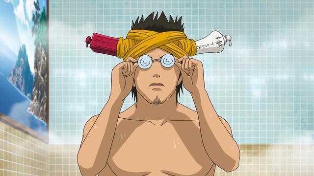 第2話 銭湯では身も心も丸裸 あらすじ アニメ銀魂